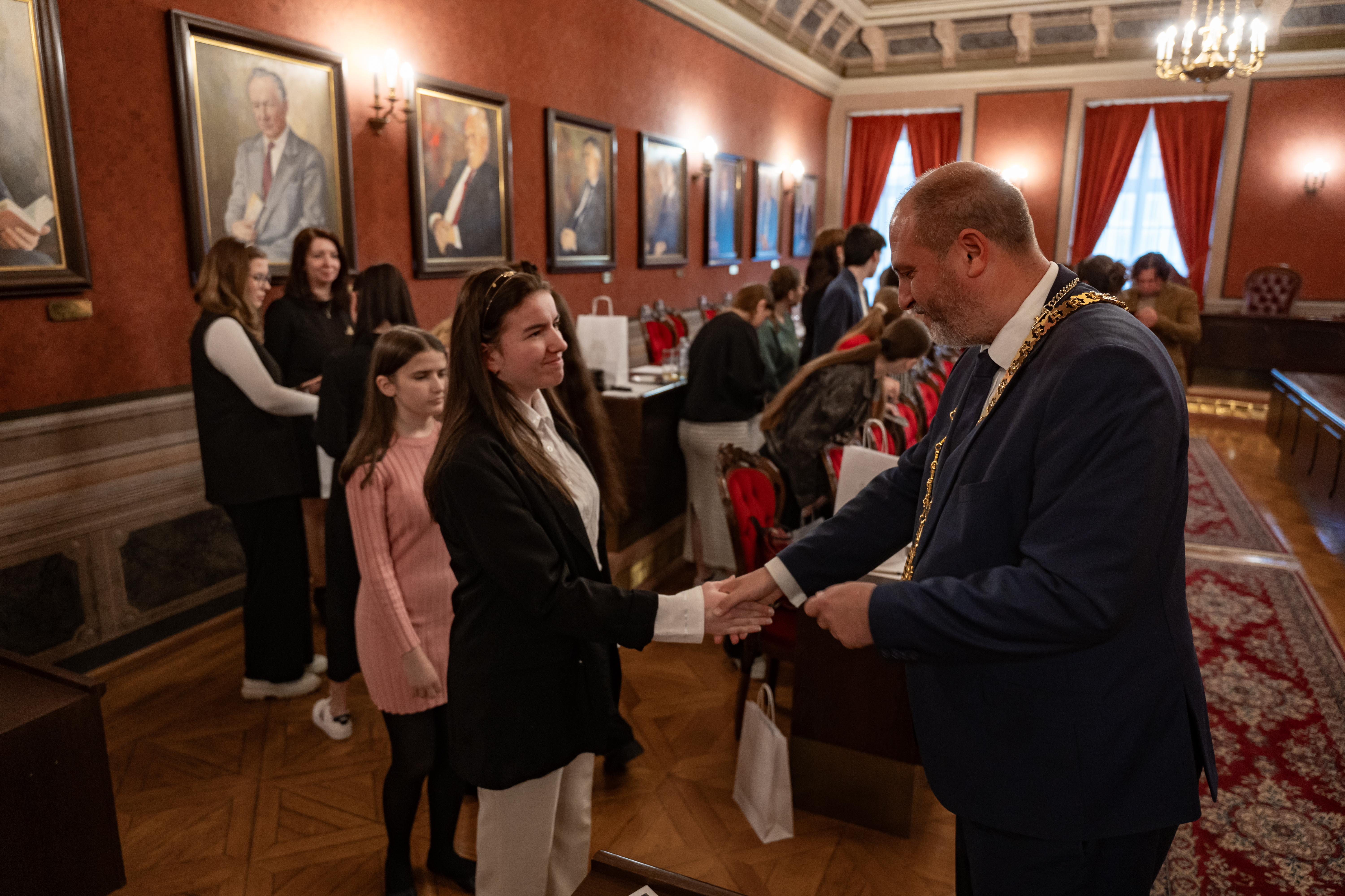 Prijatie studentov v Historickej radnici-24